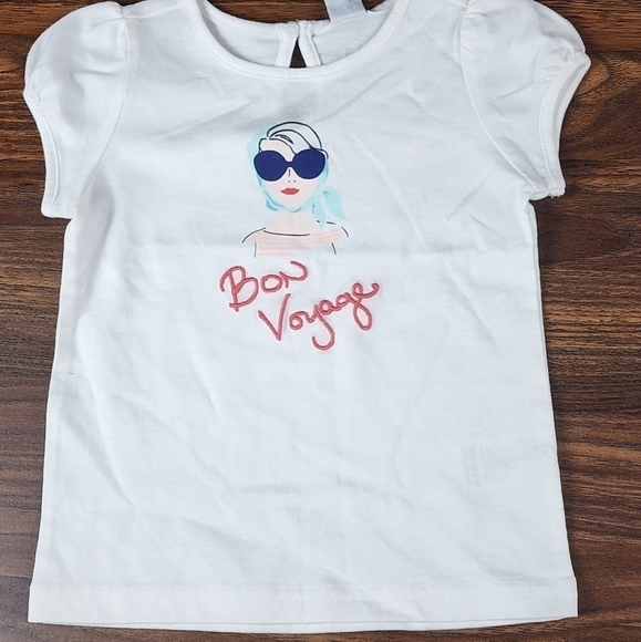 Janie and Jack size 2T Bon Voyage short sleeve t shirt New - Picture 1 of 7